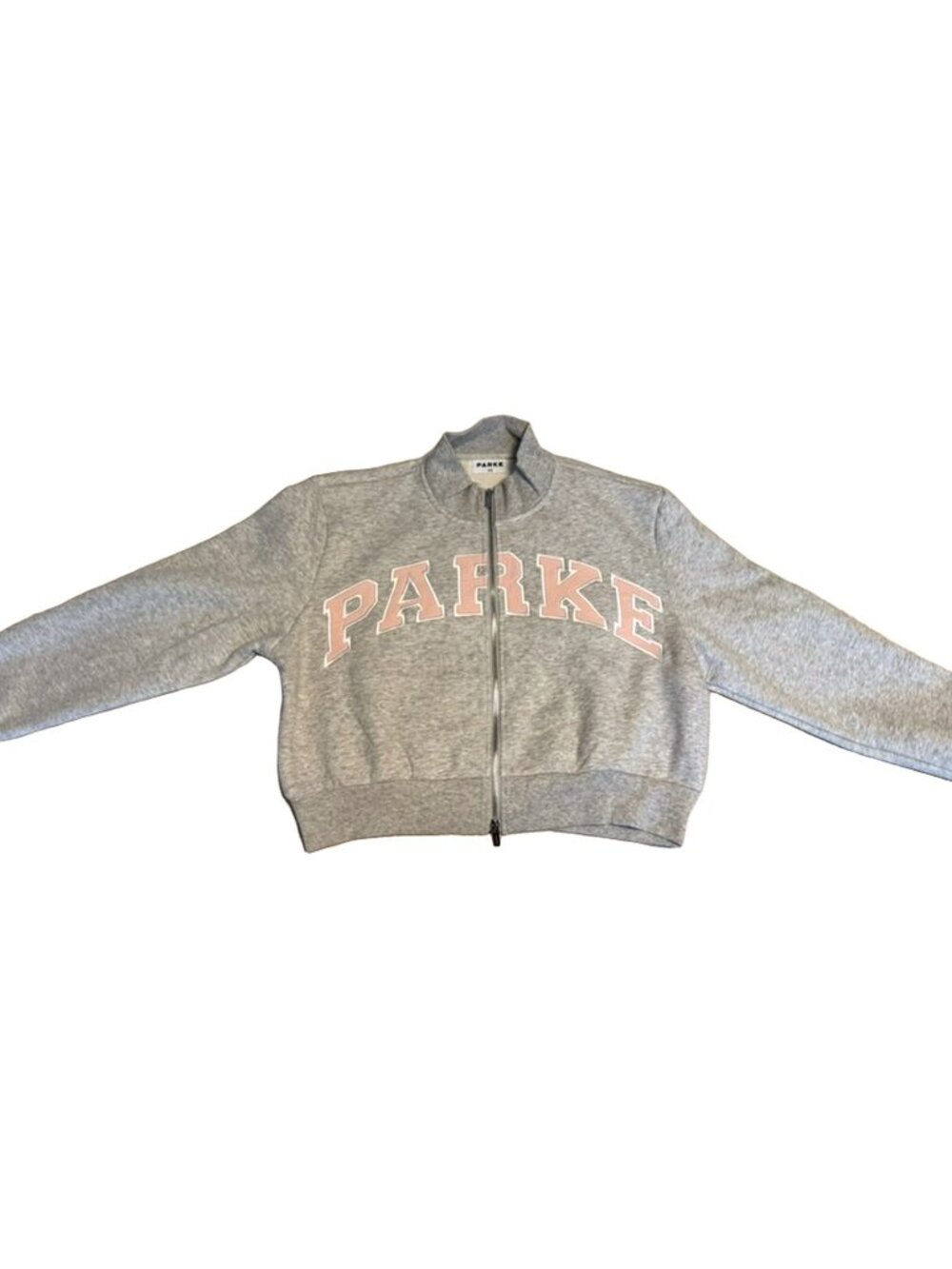 Parke Zip Up Varsity Mockneck Sweater XS NWOT Unworn